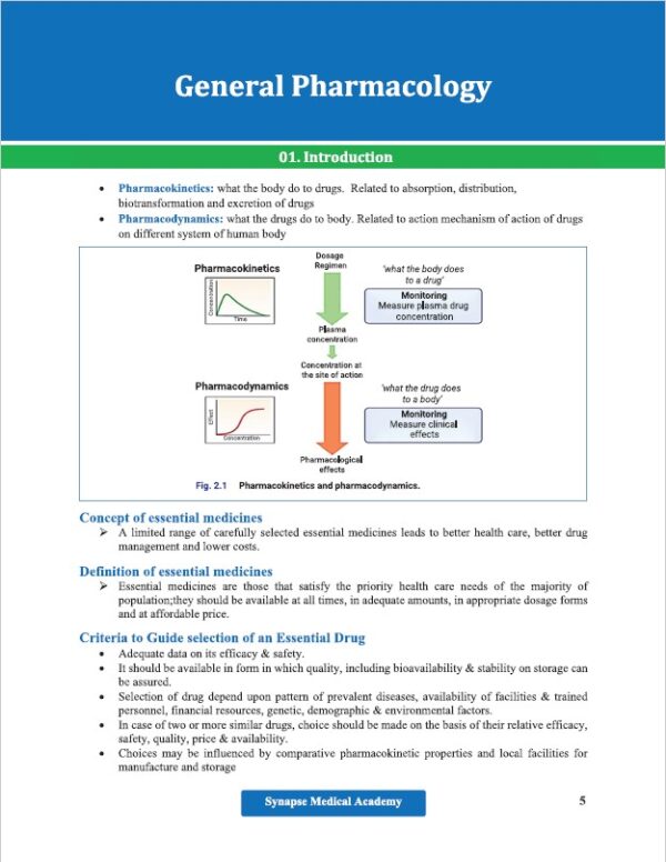 Synapse Premium Basic Lecture Sheet (FCPS P-1/Residency/Diploma) - Image 3